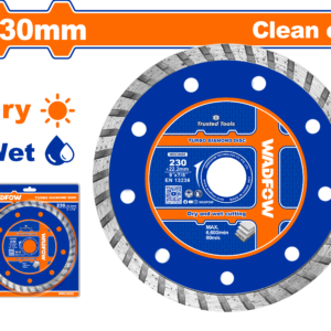 Turbo Diamond Disc 230mm x 22.2mm, 7.5mm Blade Width