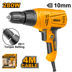 Corded 280W Electric Drill – C10 Series