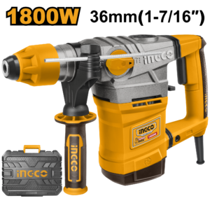 Heavy Duty 1800W Rotary Hammer with 7J Impact and Double Anti-Vibration