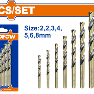 7-Piece HSS Twist Drill Bits Set