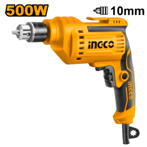 Heavy-Duty 500W Corded Electric Drill with 10mm Maximum Capacity