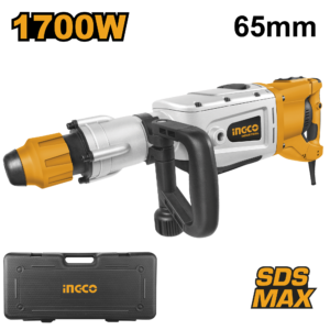 Heavy Duty 1700W Rotary Hammer with SDS MAX Chuck and Hammering Function