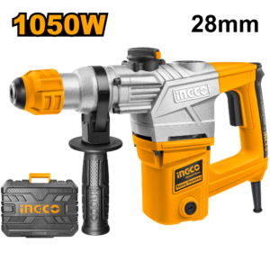 High-Powered 1050W Rotary Hammer with SDS Plus Chuck System