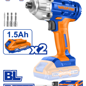 20V Brushless Cordless Impact Driver Kit - 170Nm, 3300 IPM, Dual 1.5Ah Batteries