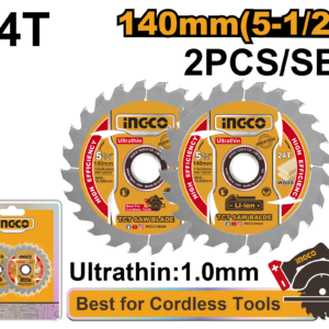 Ultra-Thin TCT Saw Blade Set 2pcs 140mm – CSLI1402