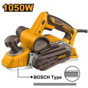 High-Performance 1050W Electric Planer with Self-Cooling Belt