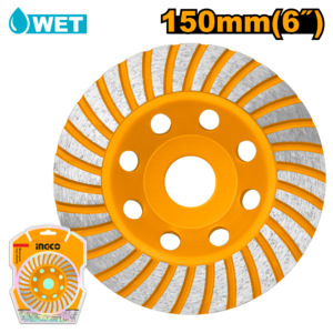 150mm Diamond Cup Wheel for Concrete Grinding and Surface Preparation