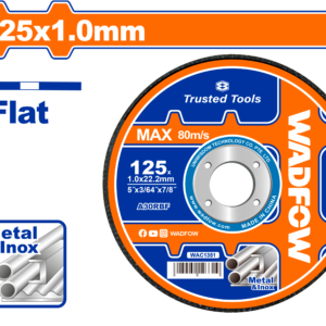 125x1.0x22.2mm Metal & Stainless Steel Cutting Disc (5 inch)