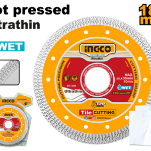 Ultrathin Diamond Disc Mesh Rim 180mm x 22.2mm, 10mm Blade Height