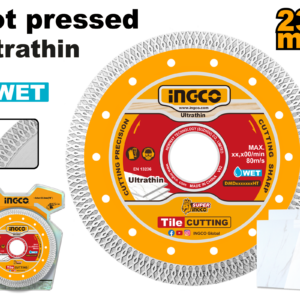 Ultrathin Diamond Disc Mesh Rim 230mm x 22.2mm, 10mm Blade Height