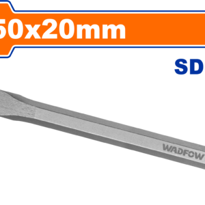 Flat SDS Plus Chisel 14x20x250mm – Chrome Vanadium Steel with Sandblasted Surface
