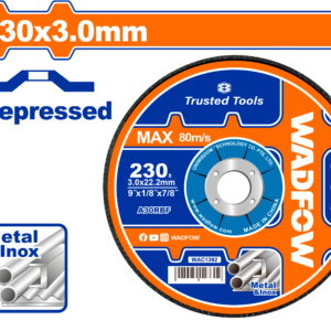 25-Pack 230x3.0x22.2mm Depressed Centre Metal Cutting Discs (9 inch)