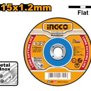 115x1.2x22.2mm Metal & Stainless Steel Cutting Disc (4-1/2 inch)
