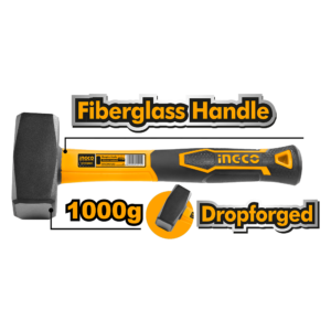 1000g Stoning Hammer P6C12 - Drop-Forged 45# Steel, Fiberglass