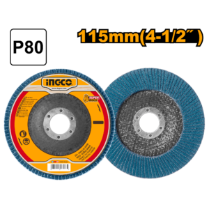 115mm Zirconia Flap Disc P80 Fine - Stainless Finishing, 4-1/2", MPA Safety