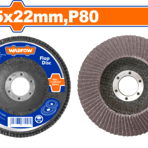 115mm Flap Disc P80 Fine Grit - Cast Iron/High Alloy Steel Finishing