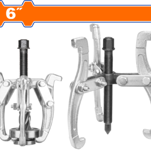 Heavy-Duty Heat-Treated 6" Three Jaws Puller with Zinc Plated Finish
