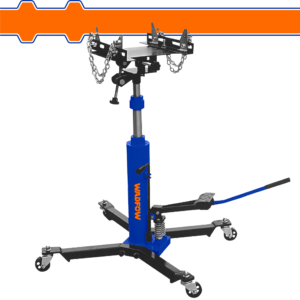 Heavy-Duty 0.5 Ton Transmission Jack with Adjustable Height and Stability