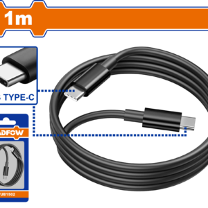 Premium USB Type-C to Type-C Fast Charging Cable – 1m with 3A Max Current
