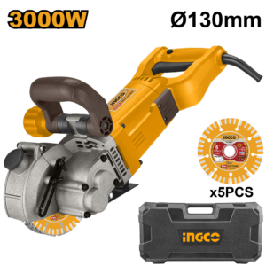 Heavy-Duty 3000W Wall Chaser with Adjustable Cutting Sizes