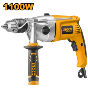 1100W 2-Speed Impact Drill C5 - 16mm Chuck, 3000 RPM, Extra Brushes