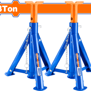 3-Ton Jack Stands Pair - 286-401mm Height, Ratchet Adjustment