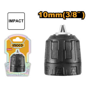 10mm Impact-Rated Keyless Chuck - 0.8-10mm, 3/8"-24UNF, For CIDLI12202