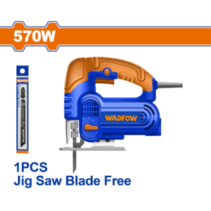 570W Jigsaw - 3000 SPM, 65mm Wood, 4-Pendulum, 1 Blade