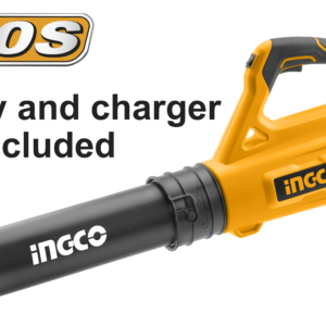 High-Speed 20V Cordless Blower with Max Air Speed 38m/s