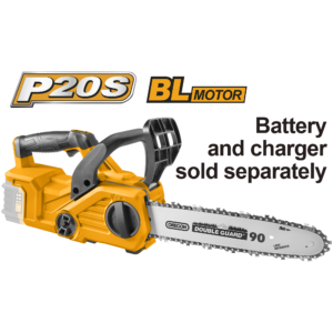 Compact Brushless 20V Cordless Chainsaw with 12" Bar and Oregon Chain