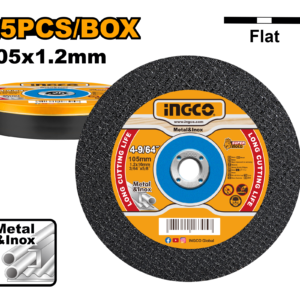 25-Piece 105x1.2x16mm Metal Cutting Disc Set in Metal Storage Box