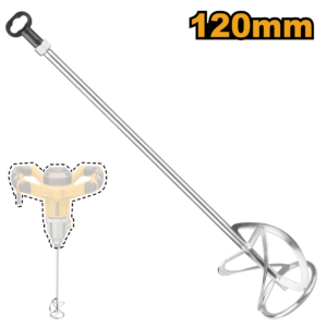 120mm Diameter Mixing Paddle for Paint, Mortar, and Adhesive