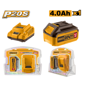 P20S 20V Cordless Tool Kit with 4.0Ah Battery and Charger