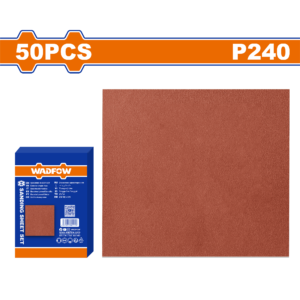 Sandpaper Set 230x280mm, 50pcs, Grit P80