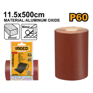 Sandpaper Roll P60 – C40, Aluminum Oxide