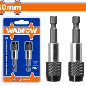 Screwdriver Bit Holder with Release – 60mm, 2pcs (Sliding Card)
