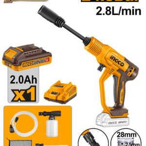 20V Cordless Pressure Washer Kit with Battery and Charger