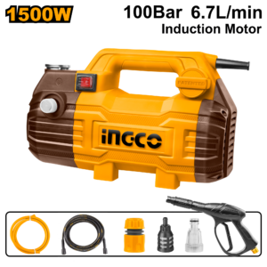 1500W Electric Pressure Washer with Copper Induction Motor