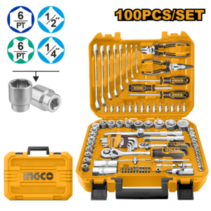 100-Piece Comprehensive Mechanic's Tool Set in BMC Case