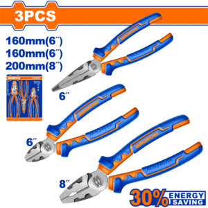 3-Piece High-Leverage Pliers Set on Sliding Card