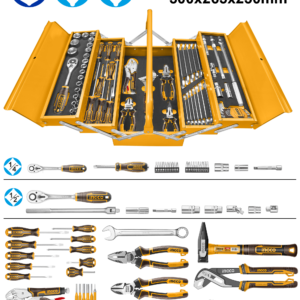 108-Piece Professional Tool Chest Set with Metal Box