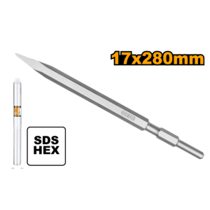 Hex Chisel 17x280mm Pointed