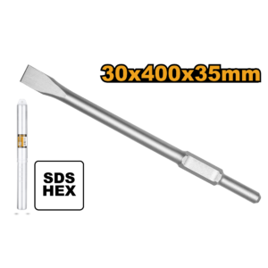 30x400x35mm Flat Hex Chisel for Demolition Hammers