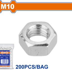 200-Pack M10 Zinc-Plated Hex Nuts