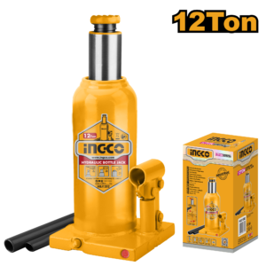 12-Ton Hydraulic Bottle Jack - 235-470mm, 235mm Stroke, 6.7kg
