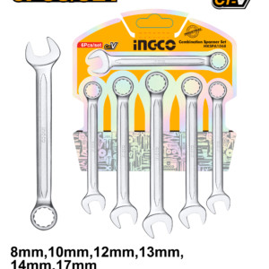 6 Pcs Combination Spanner Set