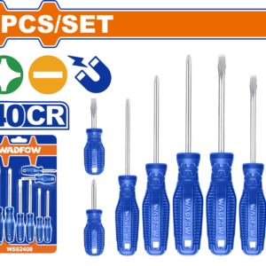 8-Piece 40Cr Alloy Steel Screwdriver Set on Sliding Card