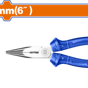6" Basic Long Nose Pliers with One-Color Grip