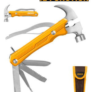 12-in-1 Multi-Function Hammer - Claw + Pliers + Saw + File + Drivers, Aluminum Handle