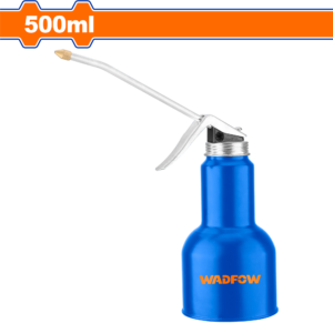 500ml Heavy Oil Can - ST14 Seamless, Copper Tip, Rigid Spout, Label